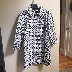 Adrienne Vitadini Black & White Coat